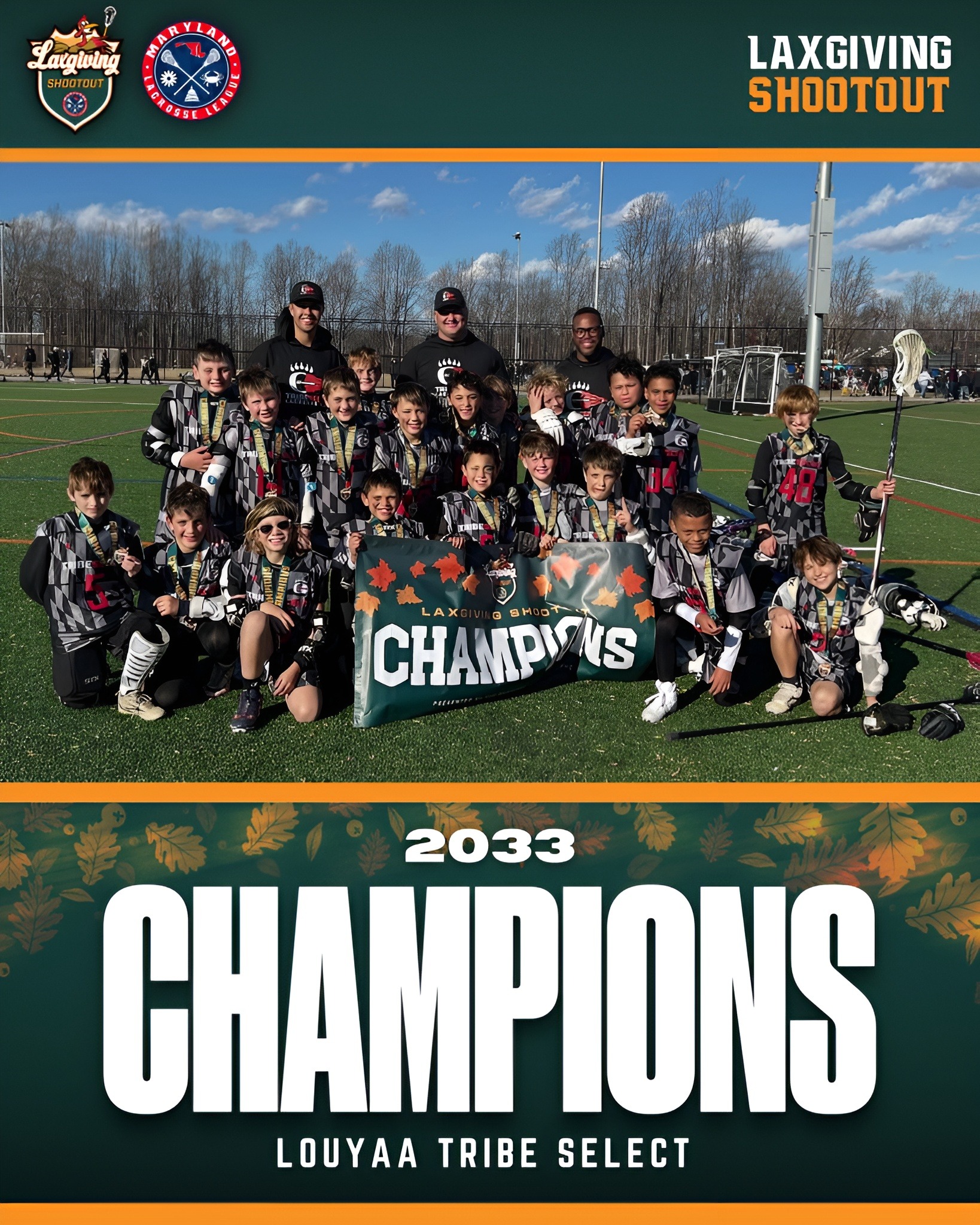 Tribe Select Lacrosse Champions